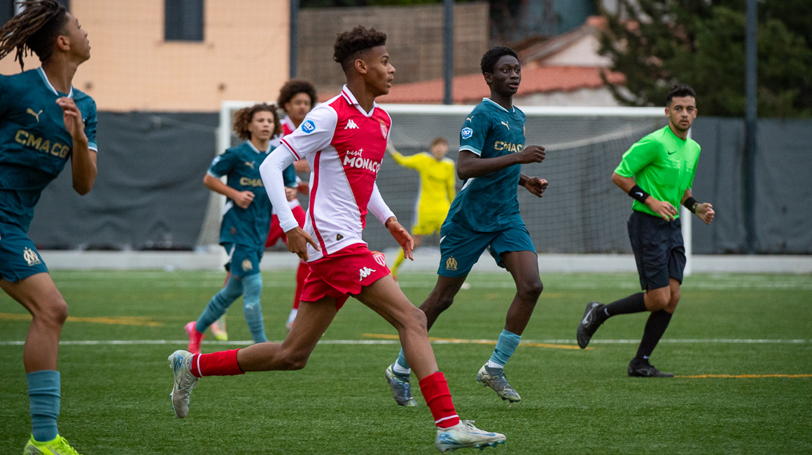 Tout juste entré en jeu, Winsley Bolmin a égalisé face à l'OM (U17).