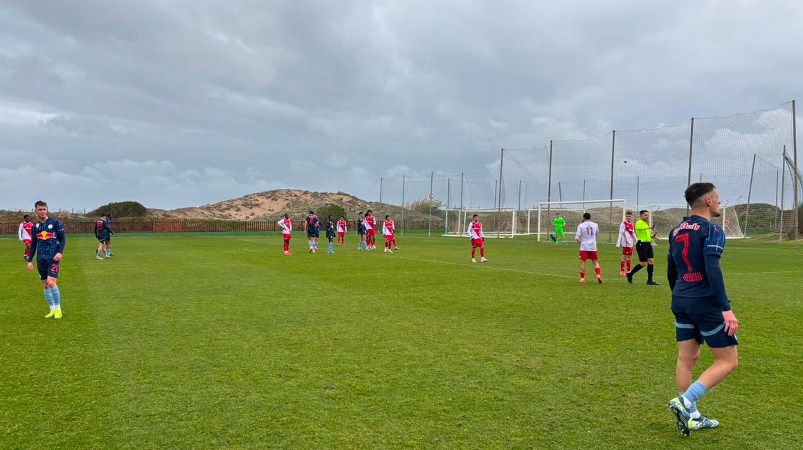 Match à Valence entre le groupe Elite de l'AS Monaco et les Autrichiens du FC Liefering.