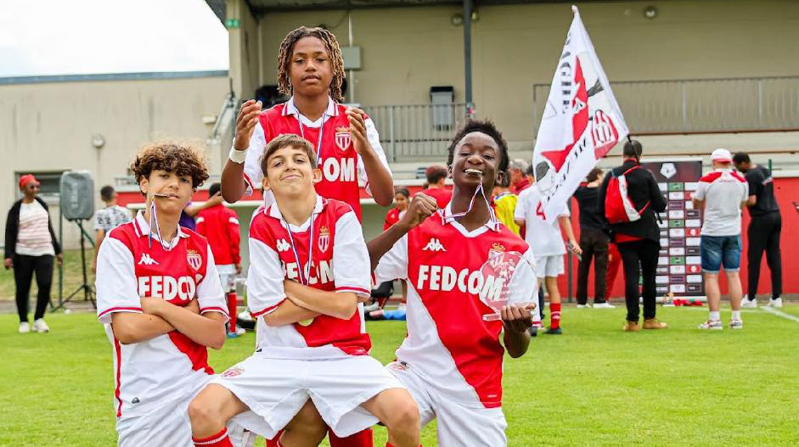 Les U13 de l'AS Monaco vainqueur de l'édition 2025 de la BLB Cup.