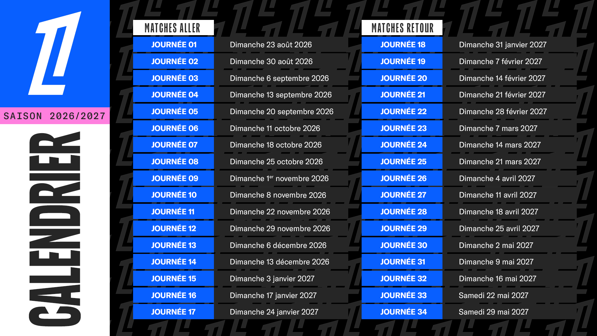 Le Calendrier De La Saison 2026 2027 De Ligue 1 McDonald s D voil AS 