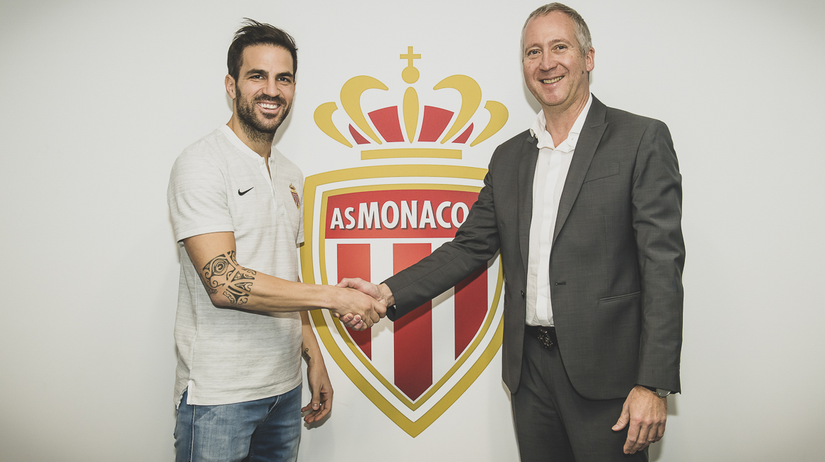 Cesc Fabregas llega al AS Monaco