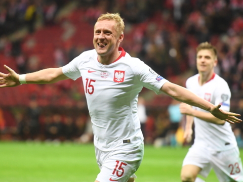 Kamil Glik buteur avec la Pologne (2-0)