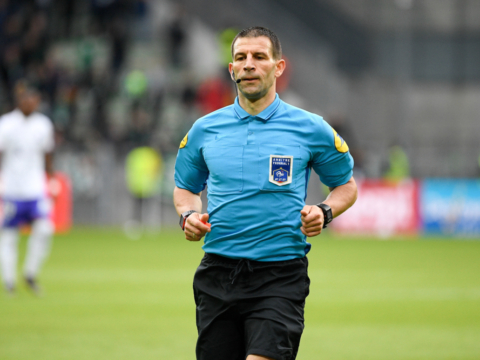 Jérémy Stinat arbitre de FC Metz - AS Monaco