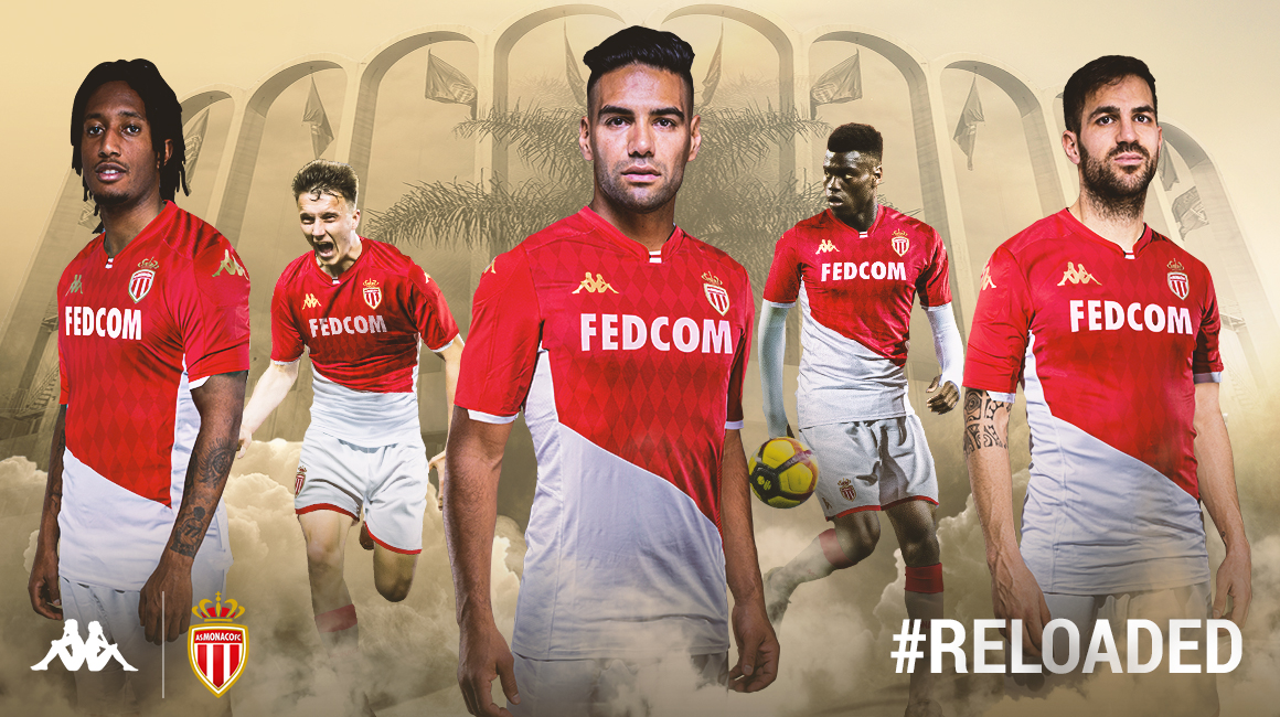 AS Monaco and Kappa Unveil New Home Jersey