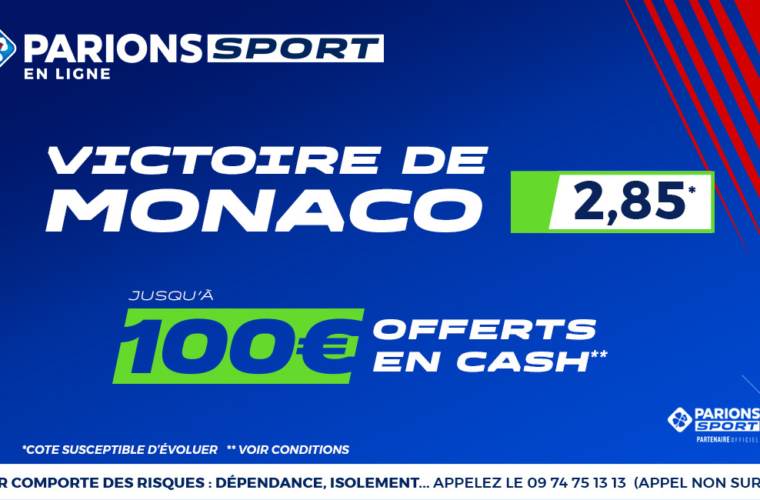 100€ offerts en cash sur Parions Sport en ligne !
