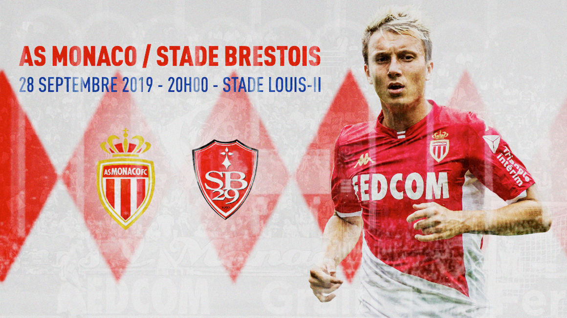 AS Monaco - Stade Brestois : vos places à partir de 10€