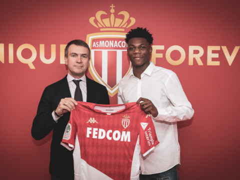 Aurélien Tchouaméni à l’AS Monaco