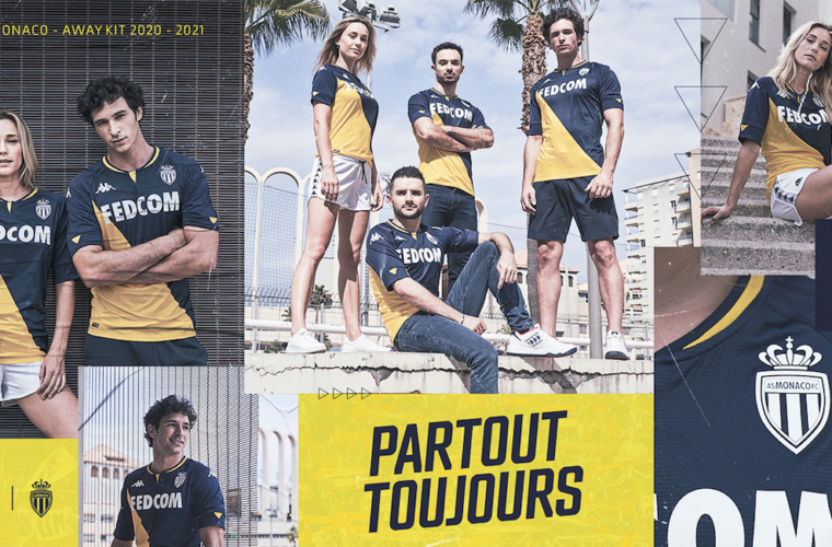 AS Monaco y Kappa presentan la camiseta visitante de la temporada 2020-2021