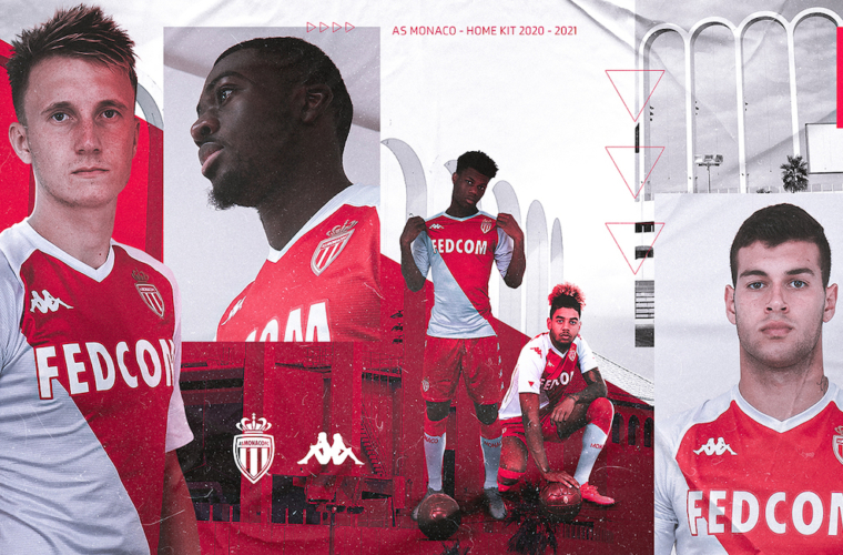 AS Monaco e Kappa revelam o uniforme titular 2020-21