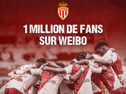 ФК "Монако" перешел отметку в миллион подписчиков на Weibo