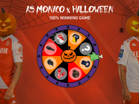 It's 100% to win on our Halloween Wheel of Fortune!