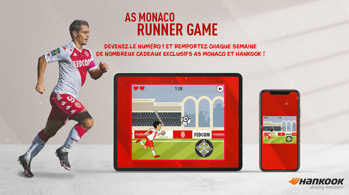 Play the AS Monaco Runner Game