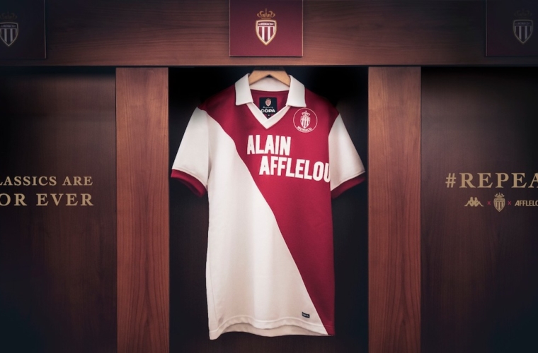 A historic  limited edition AS Monaco jersey