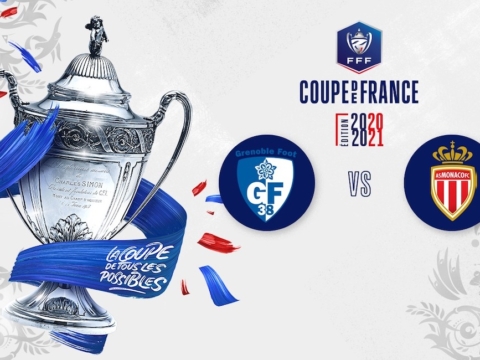L'AS Monaco affrontera Grenoble en 32e de finale de Coupe de France