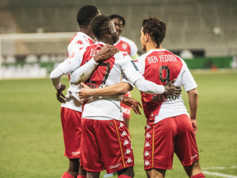 Le groupe de l’AS Monaco pour la réception de Metz