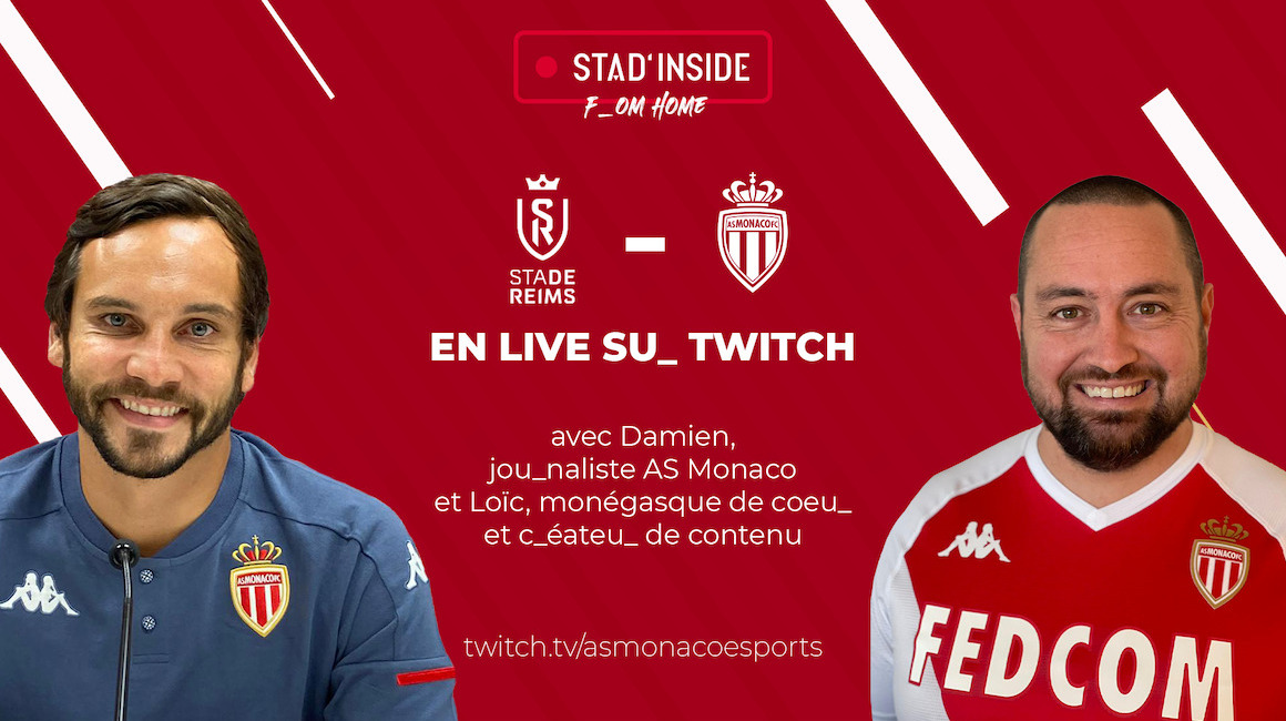 Stad’Inside exceptionnel "From Home" pour Reims sur Twitch