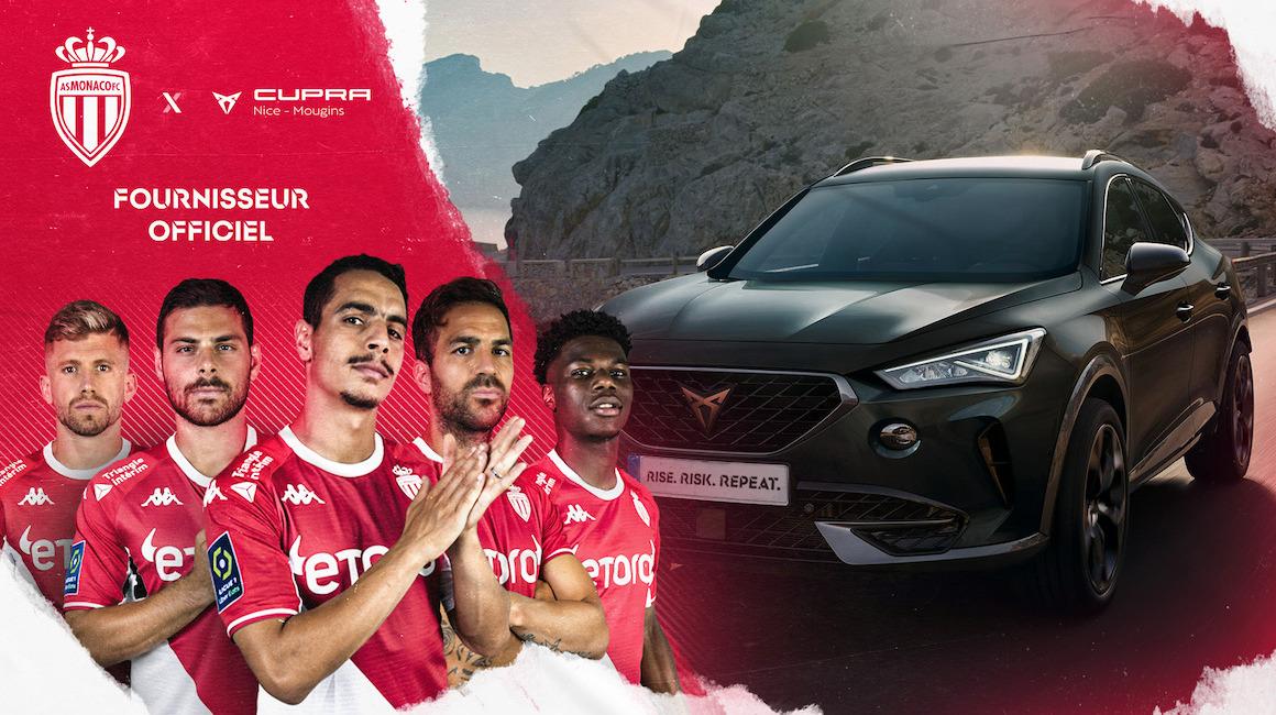 The local Cupra dealers and AS Monaco unite to share their strengths