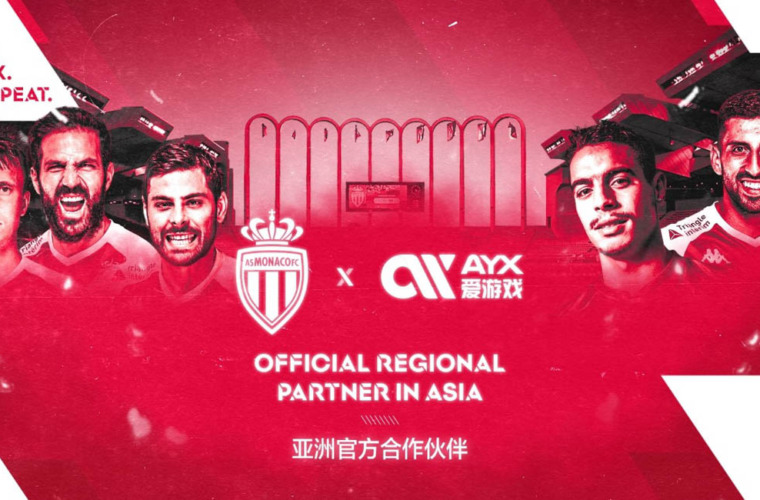 AYX becomes AS Monaco's official regional partner in Asia