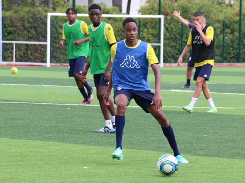 Lucas Michal et Mayssam Benama en équipe de France U17