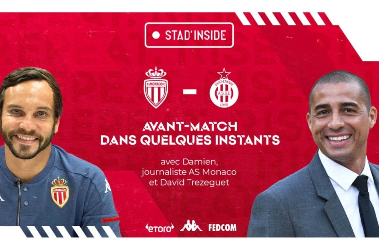 David Trezeguet invité dans Stad’Inside avant AS Monaco - Saint-Etienne