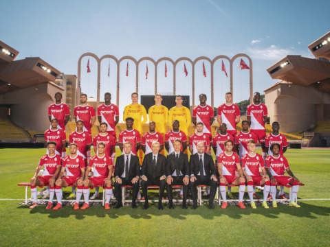 AS Monaco presentó su foto oficial para la temporada 2021-2022