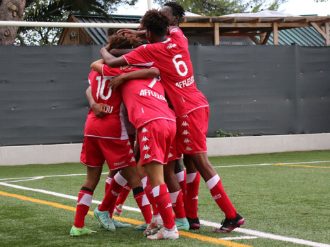 Les U17 au finish &agrave; Air Bel