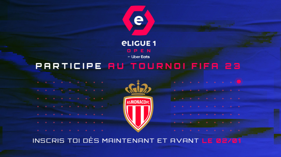 Viens représenter l'AS Monaco à l'eLigue1 Open !