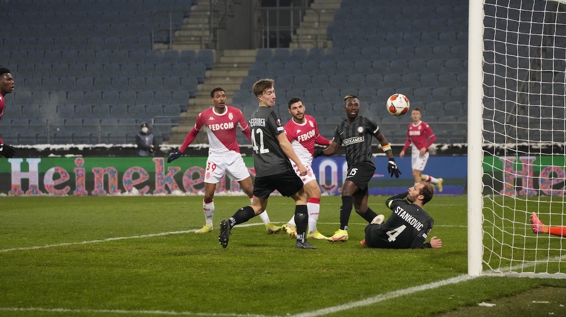 AS Monaco termina invicto após empate em Graz