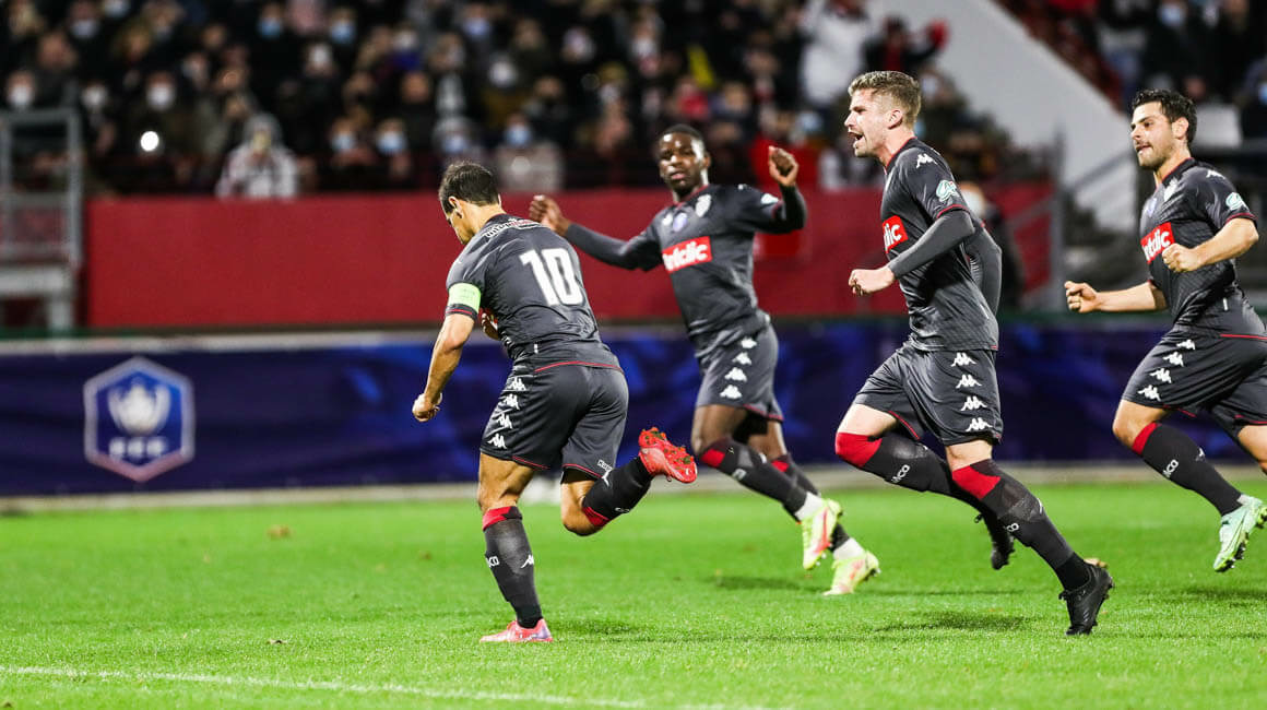 Highlights CDF Round of 32: Quevilly-Rouen 1-3 AS Monaco