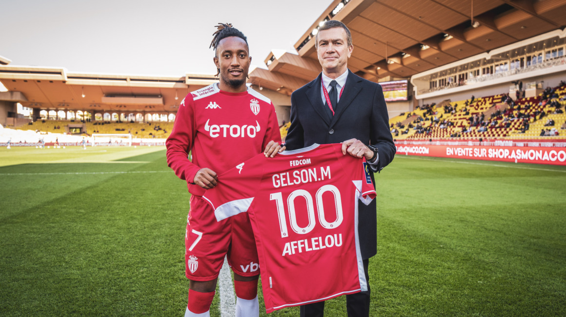 Gelson Martins fêté pour ses 100 matchs