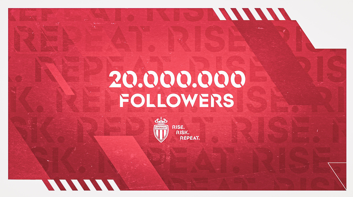 L'AS Monaco franchit la barre des 20 millions de fans sur les réseaux sociaux
