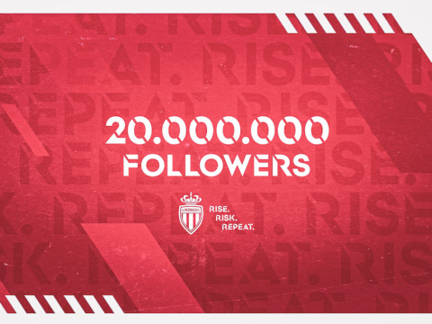 AS Monaco has passed the 20 million social media fan mark
