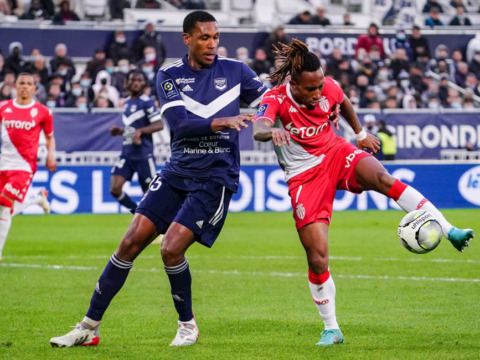 AS Monaco battle Bordeaux to a courageous draw