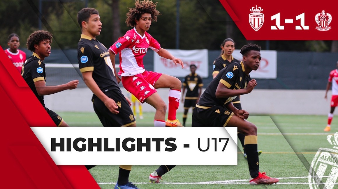 Highlights U17 &#8211; J22 : AS Monaco 1-1 OGC Nice