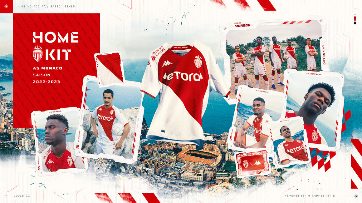 AS Monaco releases its fourth kit with Drôle de Monsieur