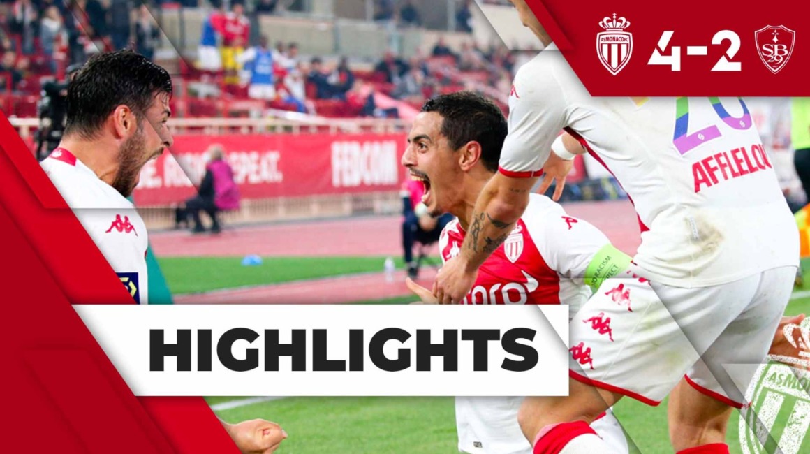 Highlights L1 &#8211; J37 : AS Monaco 4-2 Brest