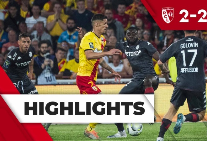 Highlight L1 &#8211; J38 : RC Lens 2-2 AS Monaco
