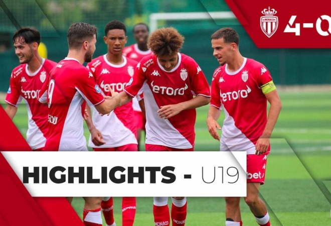 Highlights U19 &#8211; Quart de finale play-offs : AS Monaco 4-0 JA Drancy
