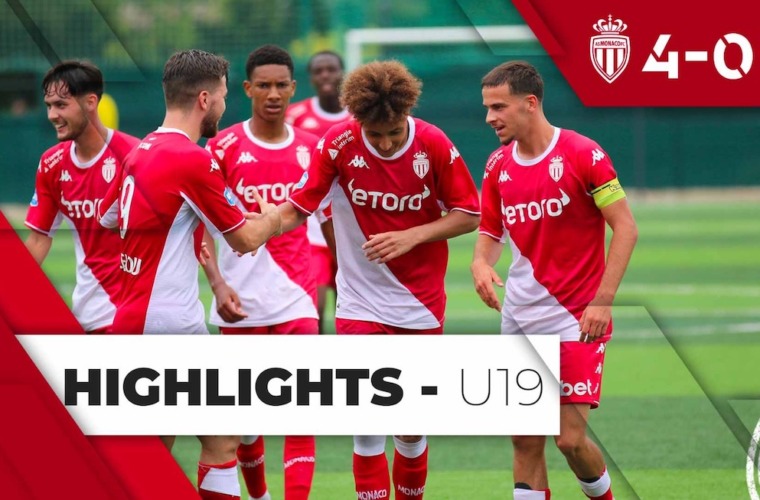 Highlights U19 - Quart de finale play-offs : AS Monaco 4-0 JA Drancy