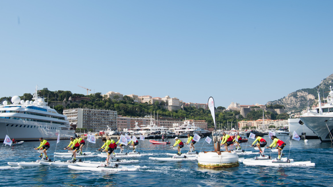 L’AS Monaco engagé sur le Riviera Water Bike Challenge 2022