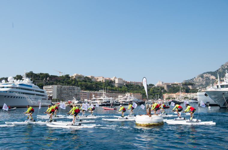 L’AS Monaco engagé sur le Riviera Water Bike Challenge 2022