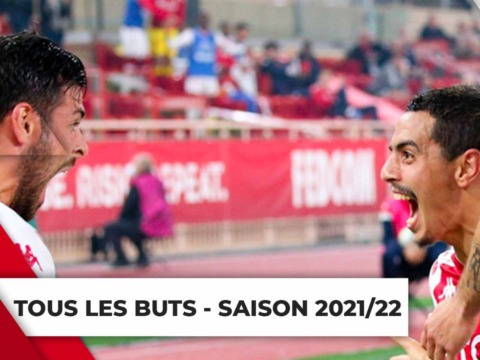 Tous les buts monégasques de la saison 2021-2022 en Ligue 1