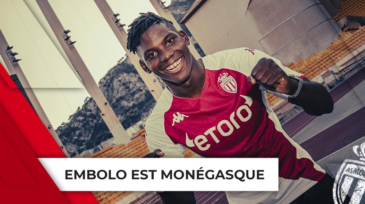 Les highlights de Breel Embolo, nouvel attaquant de l&rsquo;AS Monaco