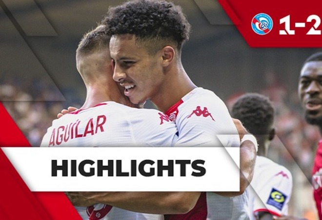 Highlights Ligue 1 &#8211; J1 : RC Strasbourg 1-2 AS Monaco