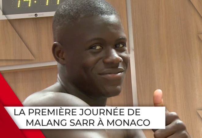 La première journée de Malang Sarr à Monaco !