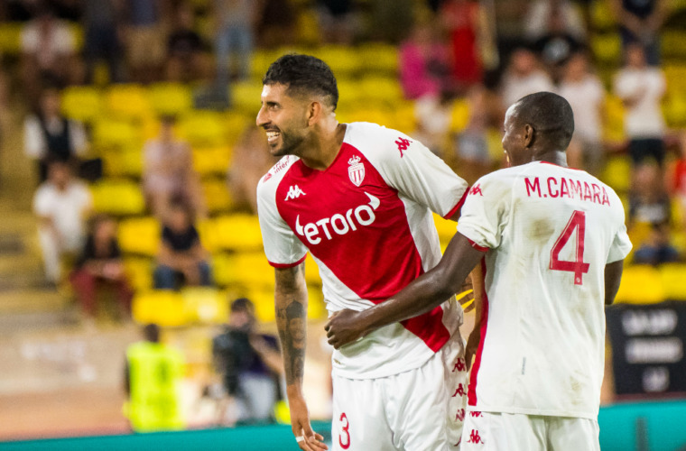 Maripán llegó a los 100 partidos en Monaco y festejó con un gol