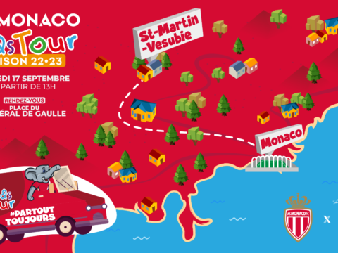 L'AS Monaco Kids Tour à Saint-Martin-Vésubie ce samedi
