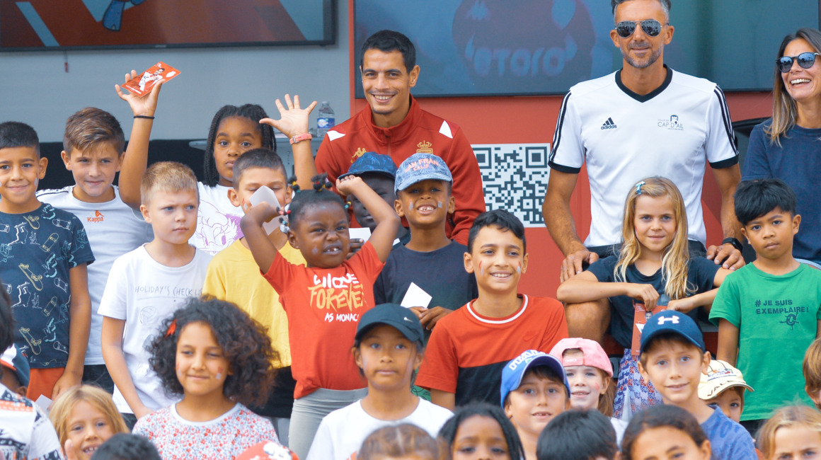 AS Monaco Kids Tour : Cap-d’Ail en fête avec Wissam Ben Yedder