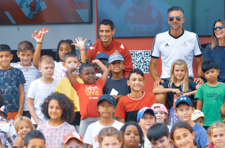 AS Monaco Kids Tour : Cap-d’Ail en fête avec Wissam Ben Yedder