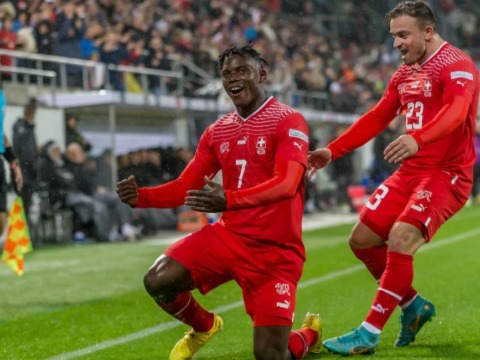 Breel Embolo is called up by Switzerland for the World Cup!
